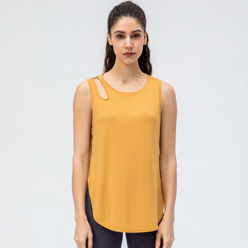 Women'S Loose Casual Quick Dry Breathable Yoga Sports Vest