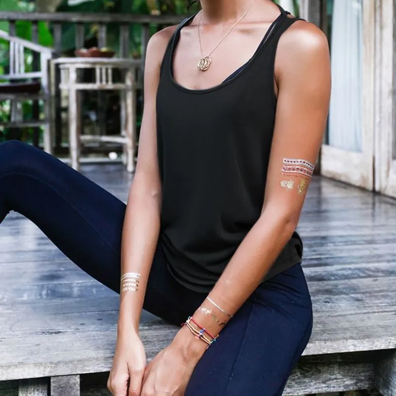 Women Fashion Casual Backless Breathable Sling Yoga Vest