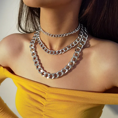 Fashion Chain Design Multilayer Necklaces